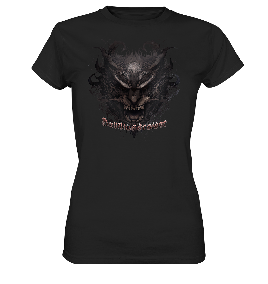 Couple Wear Devils Demon - Classic and Ladys Premium T-Shirt
