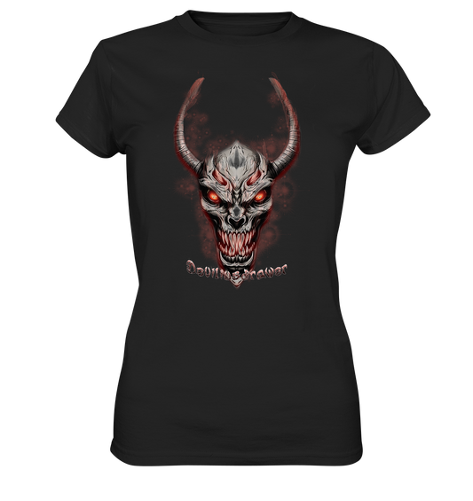 Couple Wear Red Eyed Skeleton - Classic and Ladys Premium T-Shirt