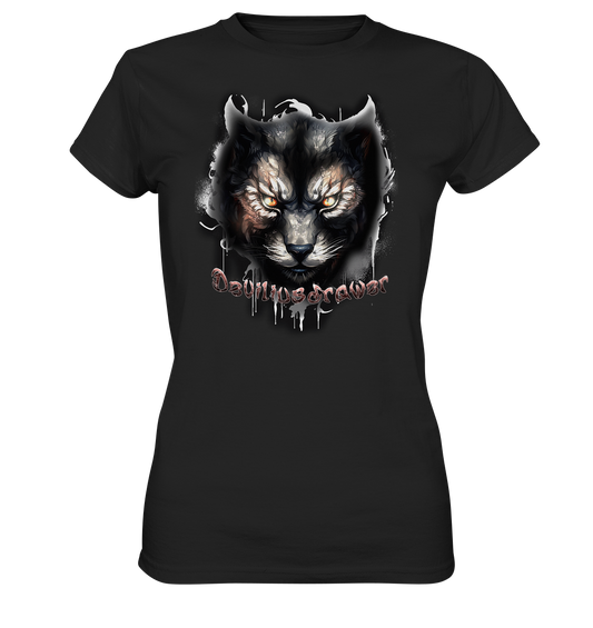 Couple Wear Vampire Cat - Classic and Ladys Premium T-Shirt