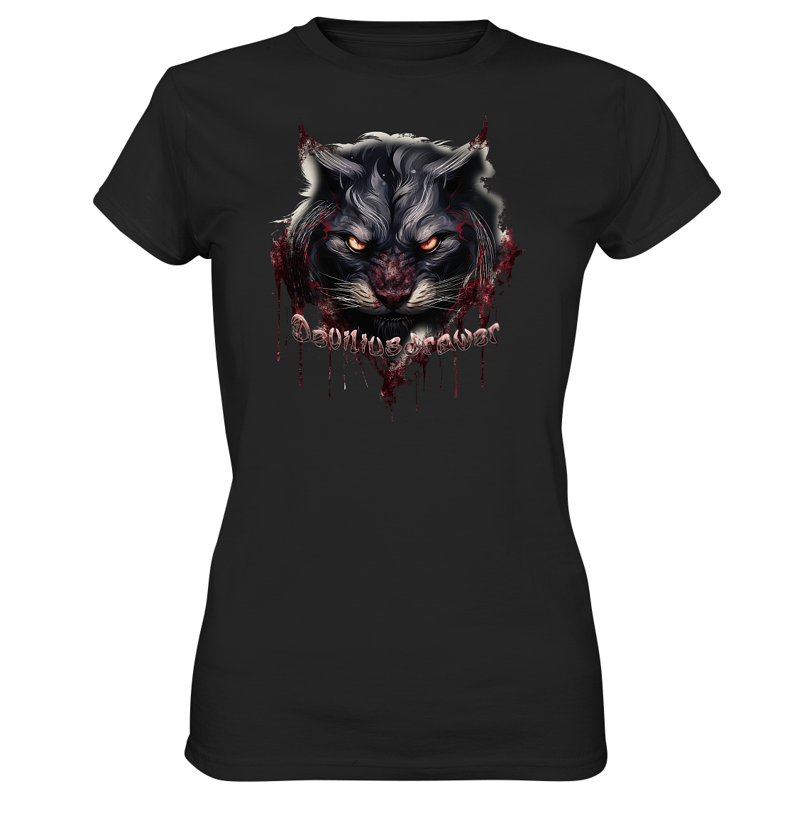Couple Wear Badass Cat - Classic and Ladys Premium T-Shirt