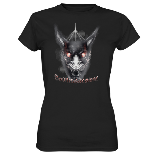 Deviliusdrawer Evil Donkey - Ladies Premium Shirt
