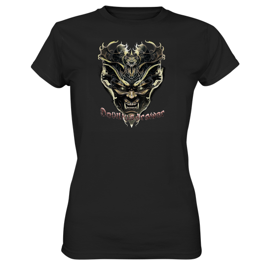 Couple Wear Golden Demon Vampire - Classic and Ladys Premium T-Shirt