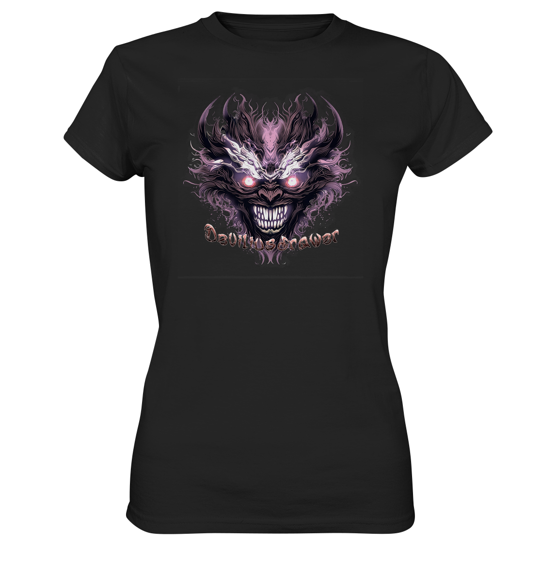 Deviliusdrawer Crazy Mask - Ladies Premium Shirt