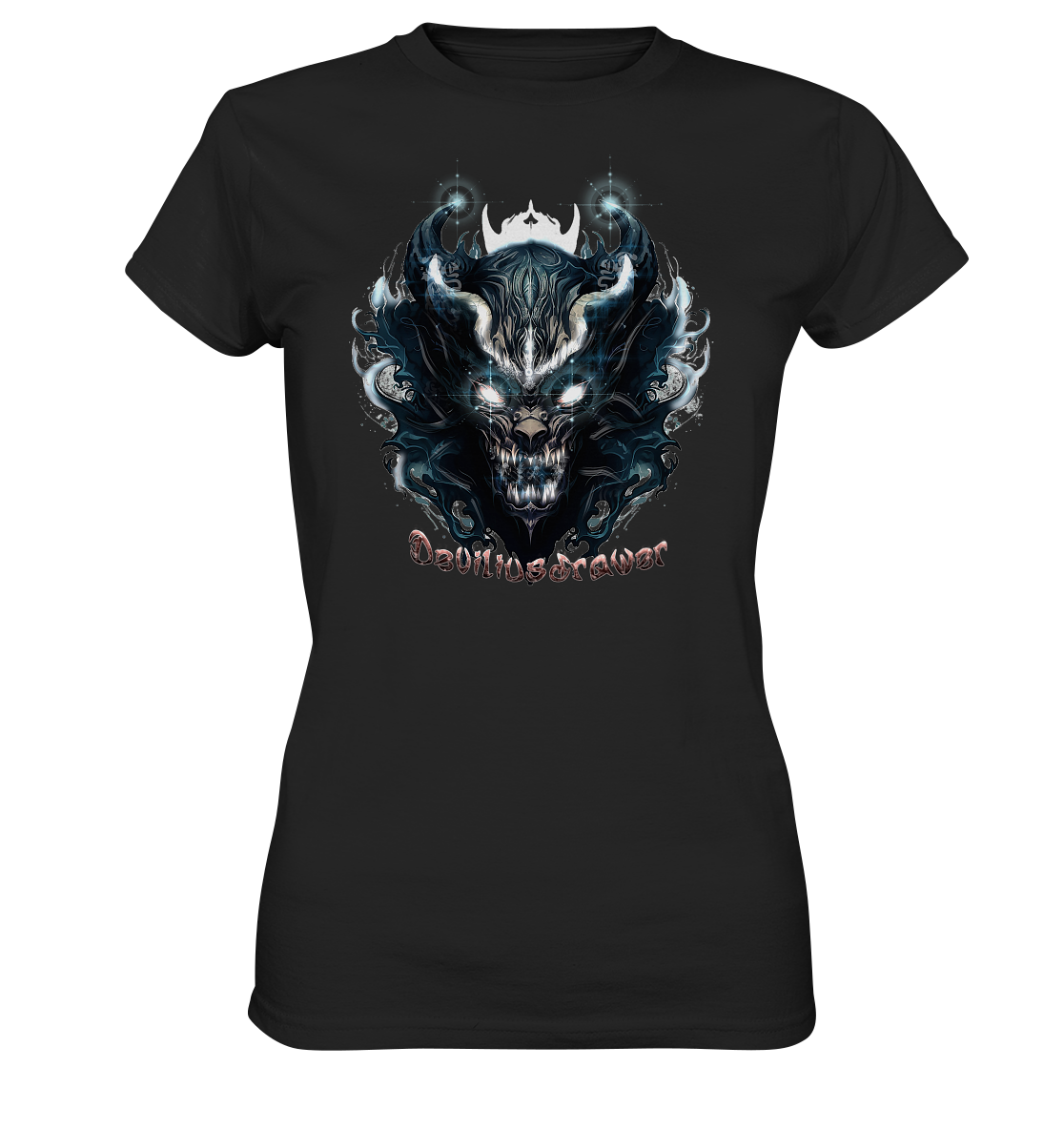 Deviliusdrawer Demonic Star - Ladies Premium Shirt