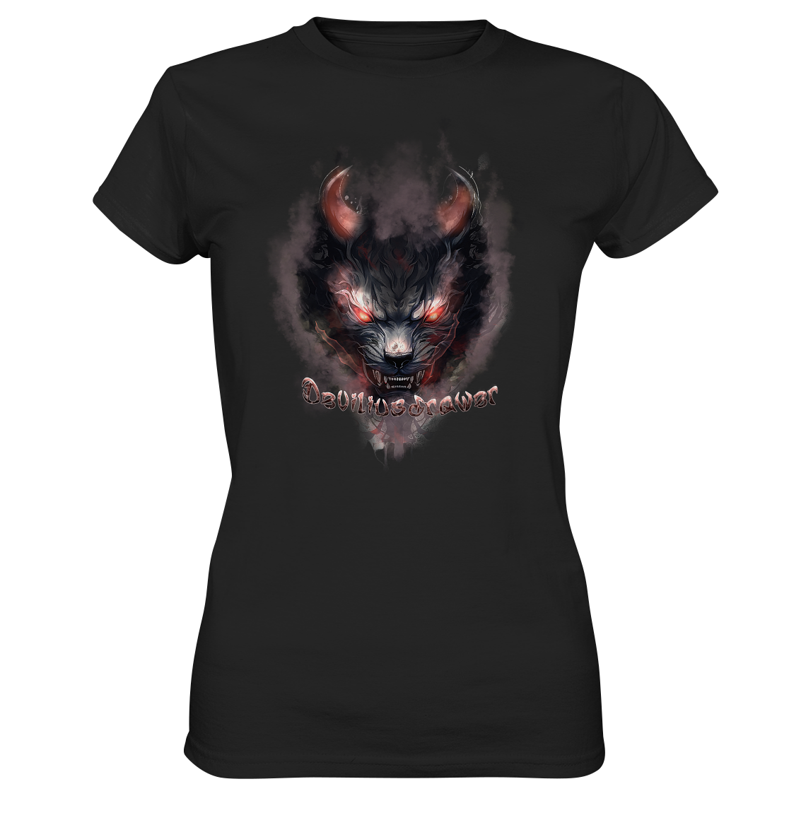 Couple Wear Red Smoked Cat - Classic and Ladys Premium T-Shirt