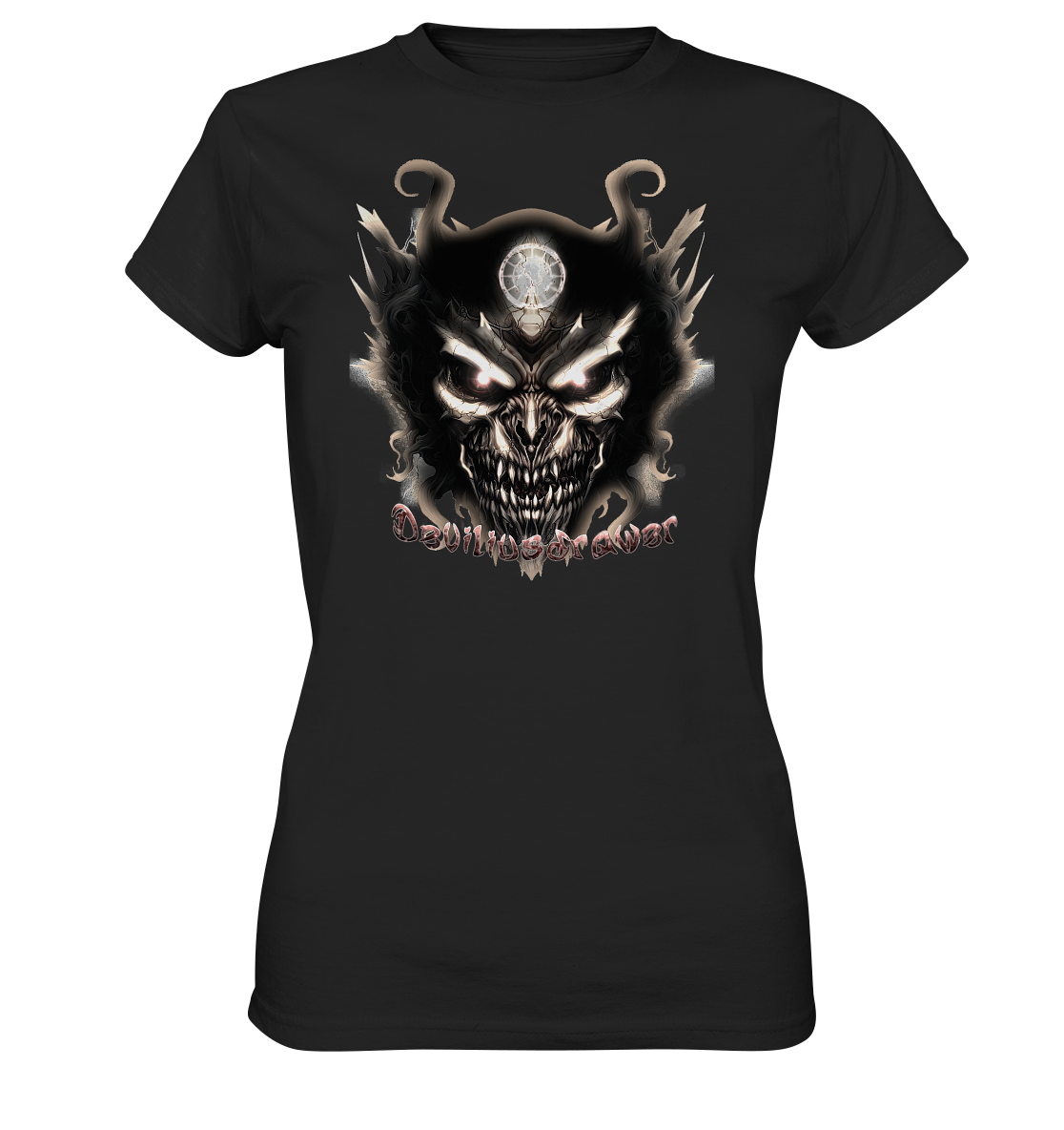 Couple Wear Dark Devil - Classic and Ladys Premium T-Shirt