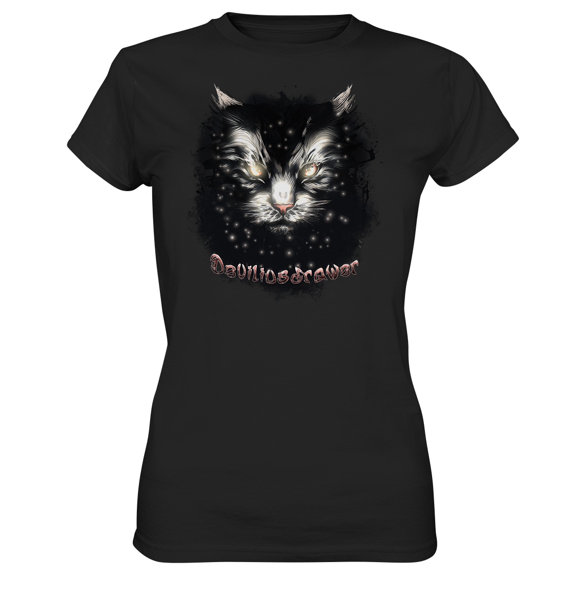 Couple Wear Star Cat - Classic and Ladys Premium T-Shirt