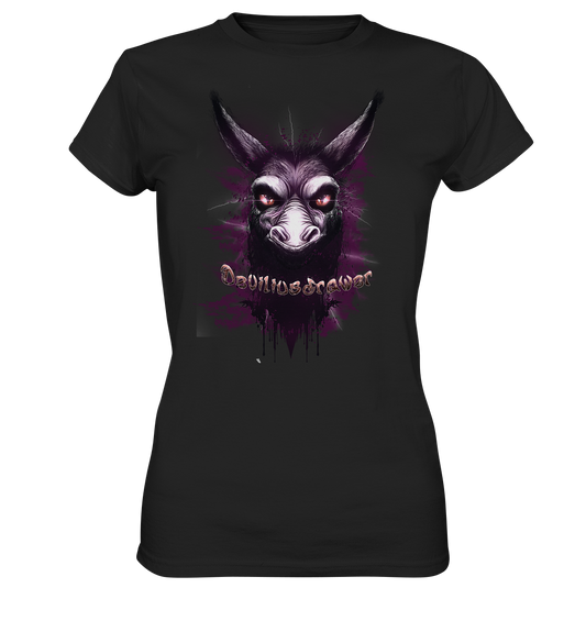 Couple Wear Purple Donkey - Classic and Ladys Premium T-Shirt