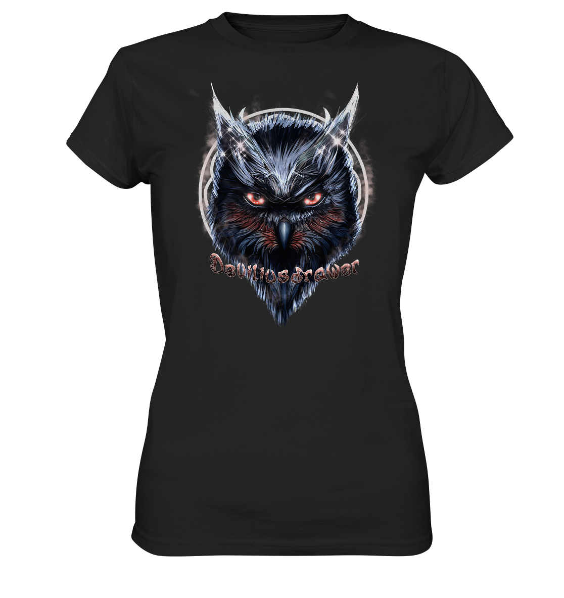 Couple Wear Fire Owl - Classic and Ladys Premium T-Shirt