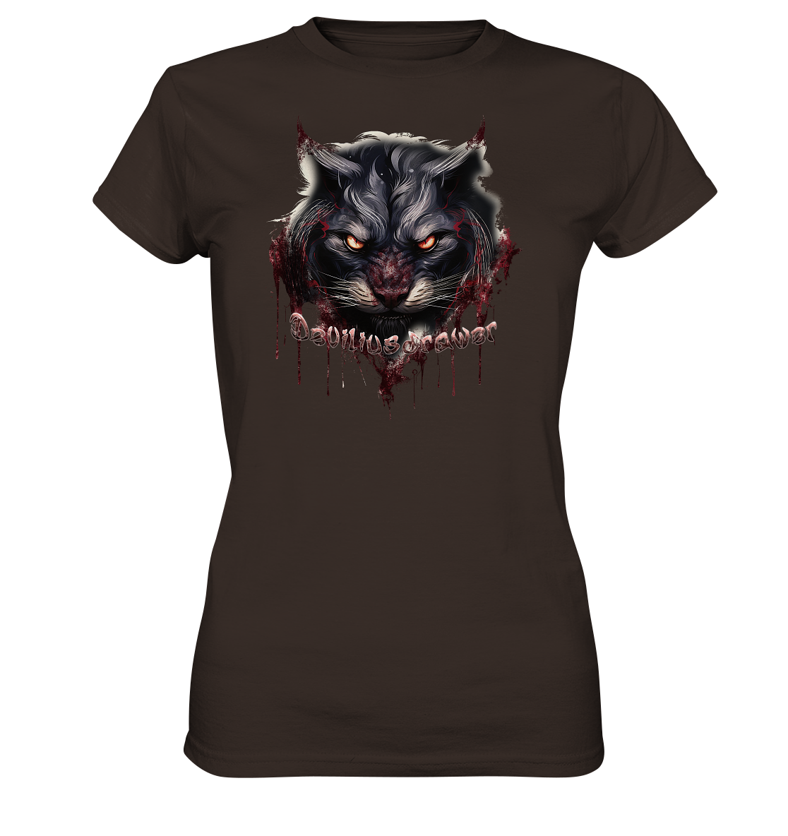 Deviliusdrawer Badass Cat - Ladies Premium Shirt