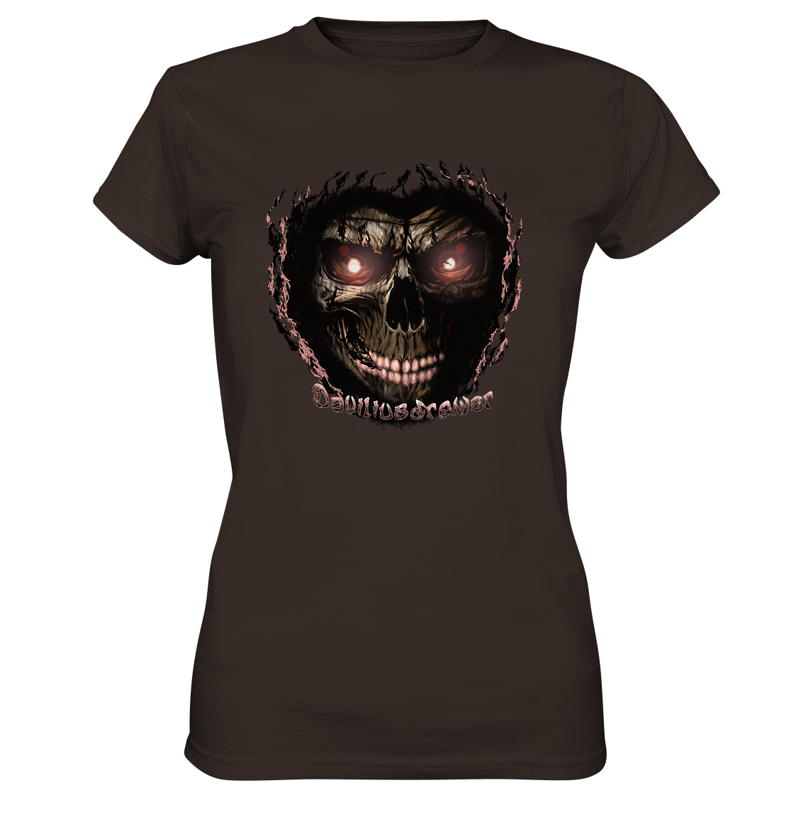 Deviliusdrawer Glow Skeleton - Ladies Premium Shirt