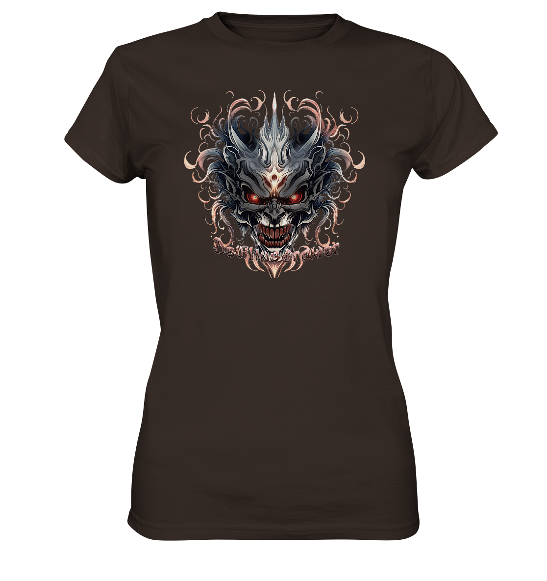 Deviliusdrawer Demon Mask - Ladies Premium Shirt