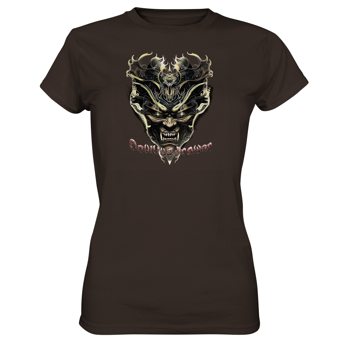 Deviliusdrawer Golden Demon Vampire - Ladies Premium Shirt