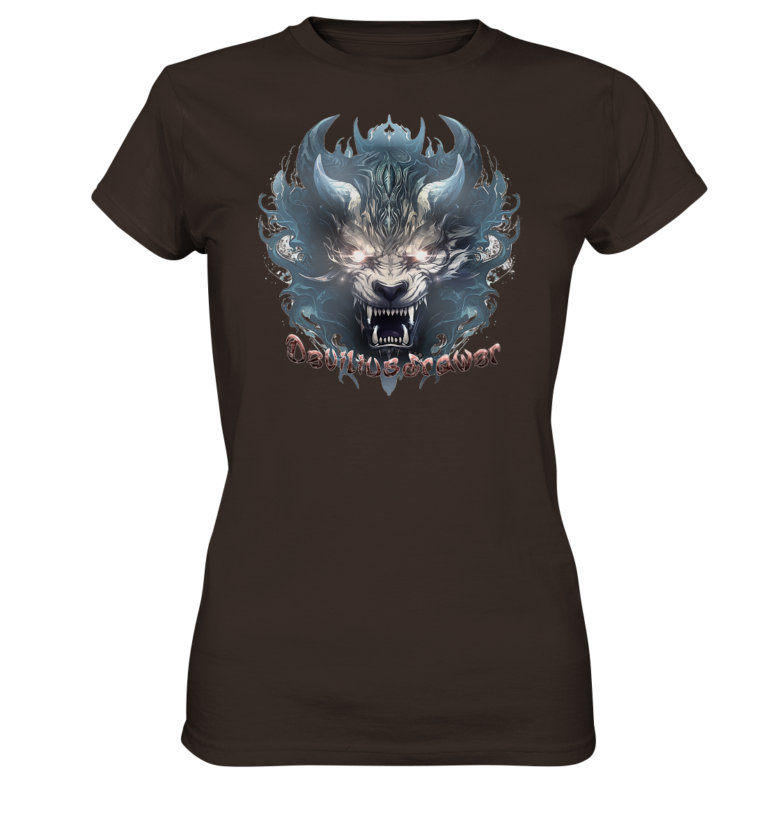 Deviliusdrawer Water Horn Tiger - Ladies Premium Shirt