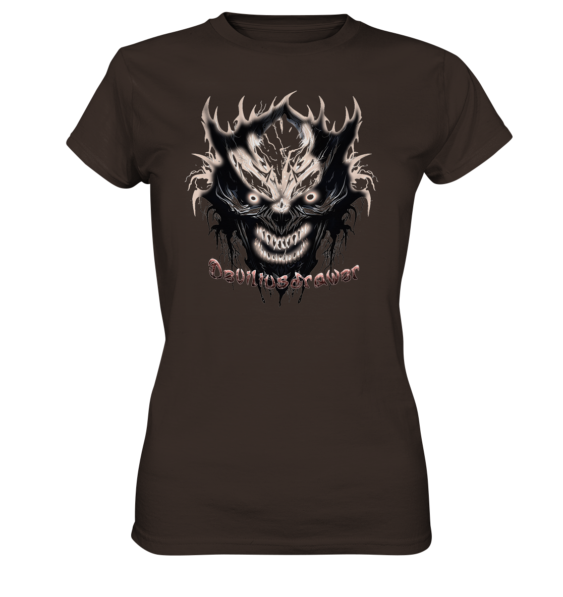 Deviliusdrawer Crazy Glow Devil - Ladies Premium Shirt
