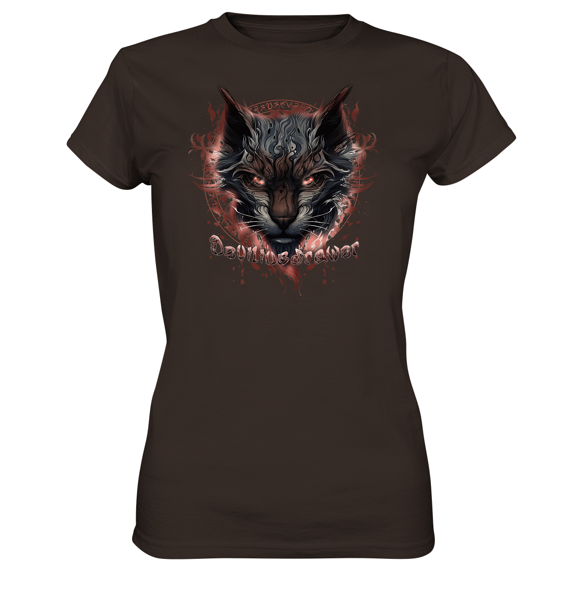 Deviliusdrawer Devil Cat - Ladies Premium Shirt