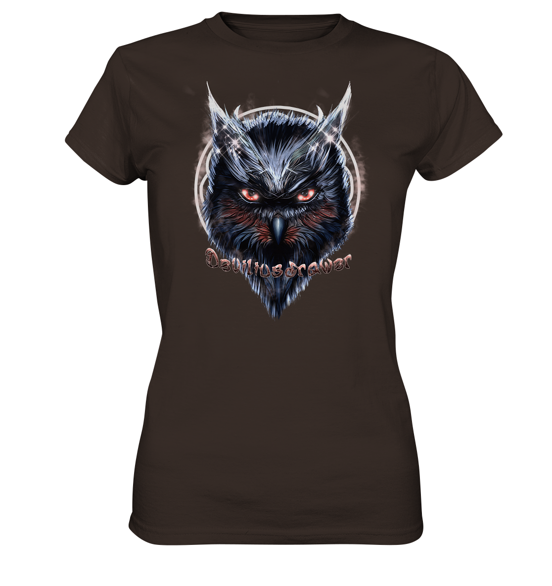 Deviliusdrawer Fire Owl - Ladies Premium Shirt