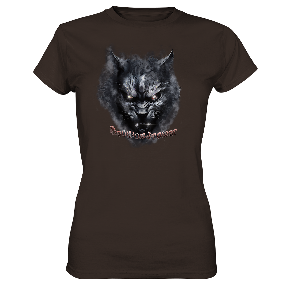 Deviliusdrawer Dark Beast Tiger  - Ladies Premium Shirt