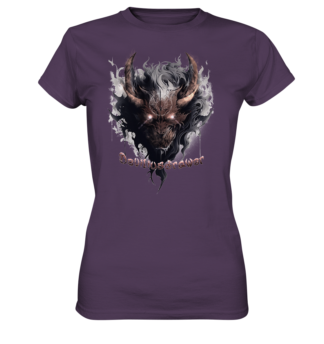 Deviliusdrawer Magic Redeyed Demon - Ladies Premium Shirt