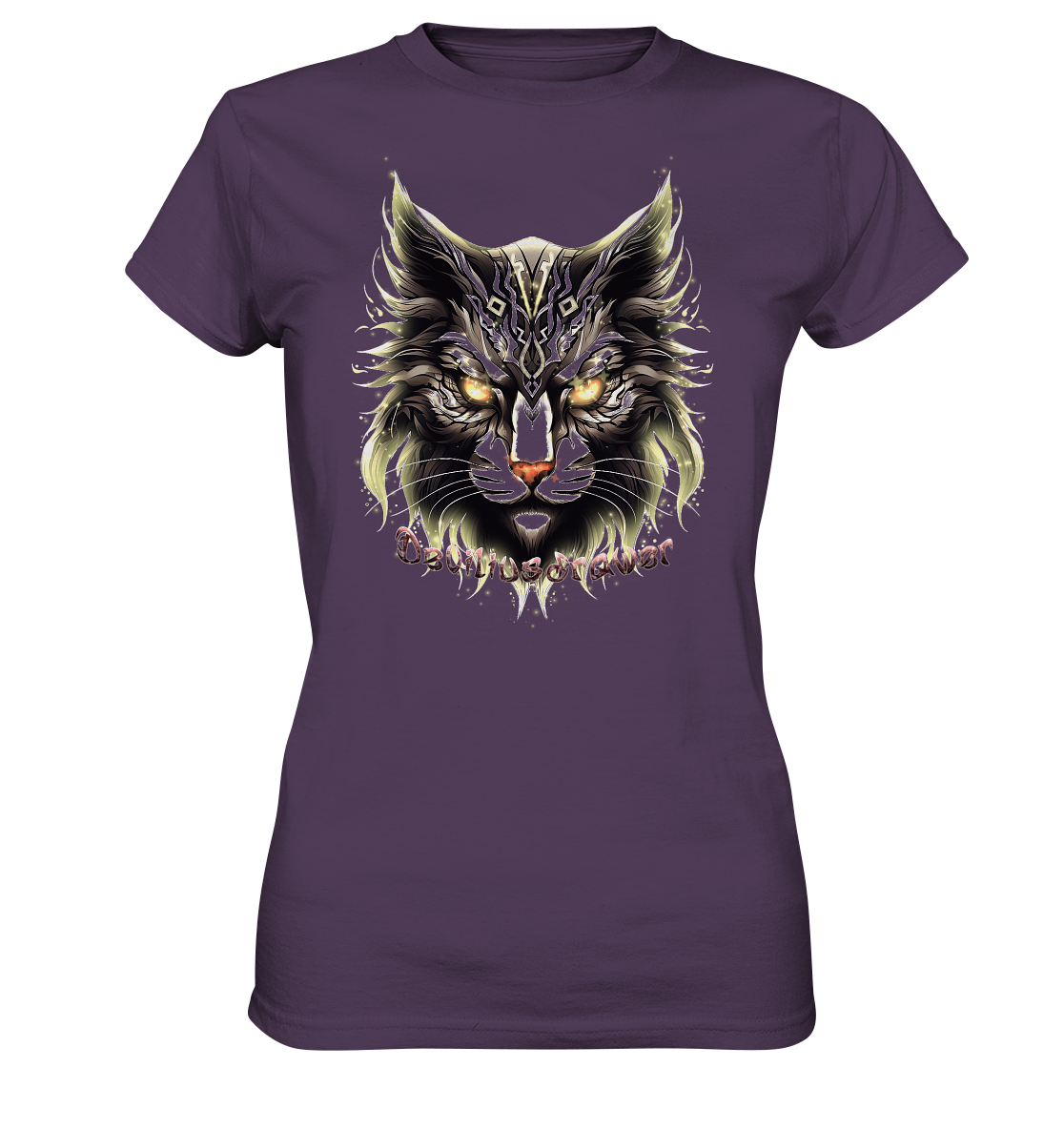 Deviliusdrawer Golden Cat - Ladies Premium Shirt