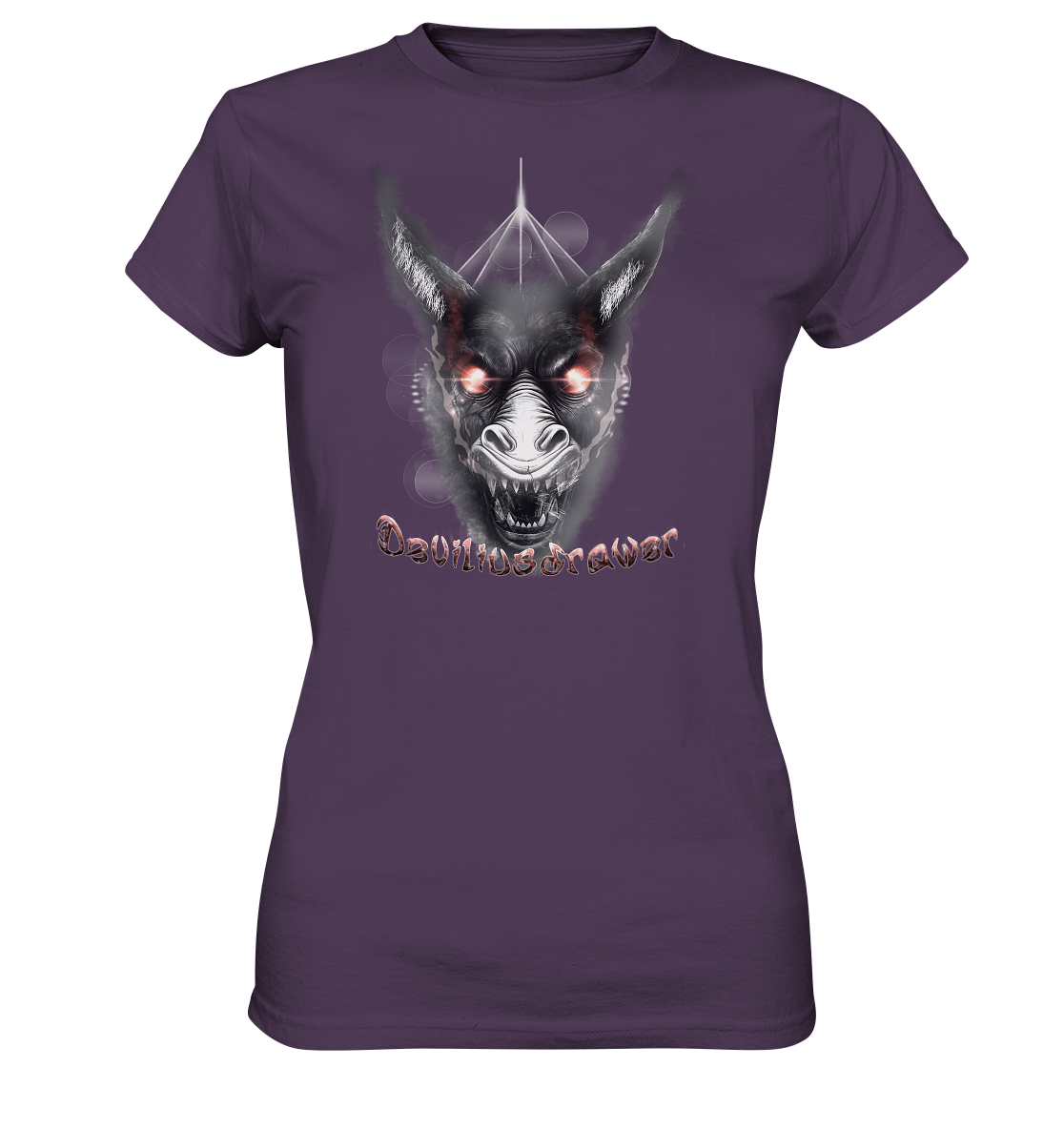 Deviliusdrawer Evil Donkey - Ladies Premium Shirt