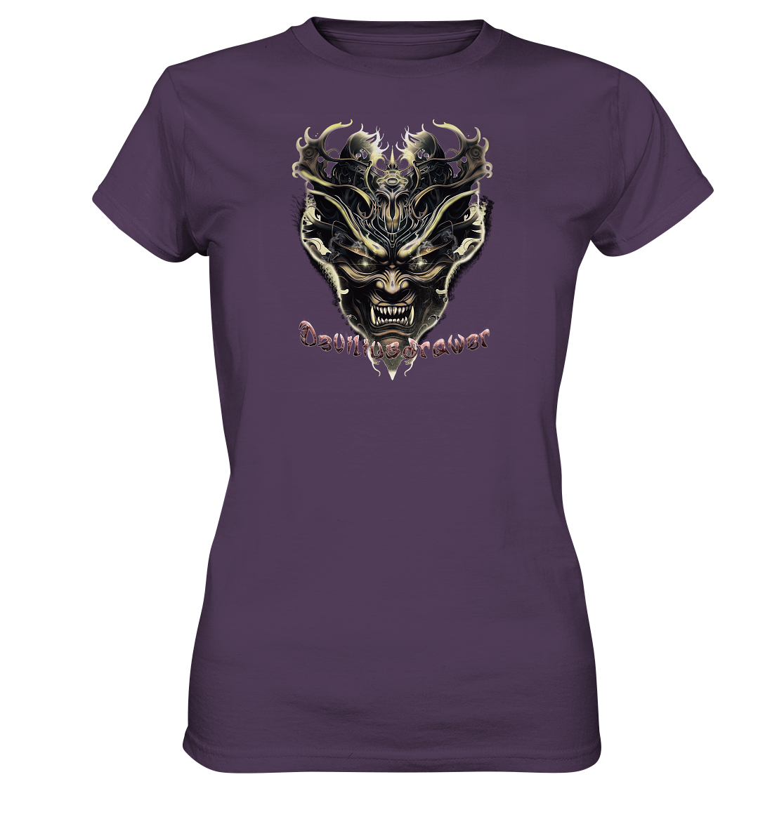 Deviliusdrawer Golden Demon Vampire - Ladies Premium Shirt