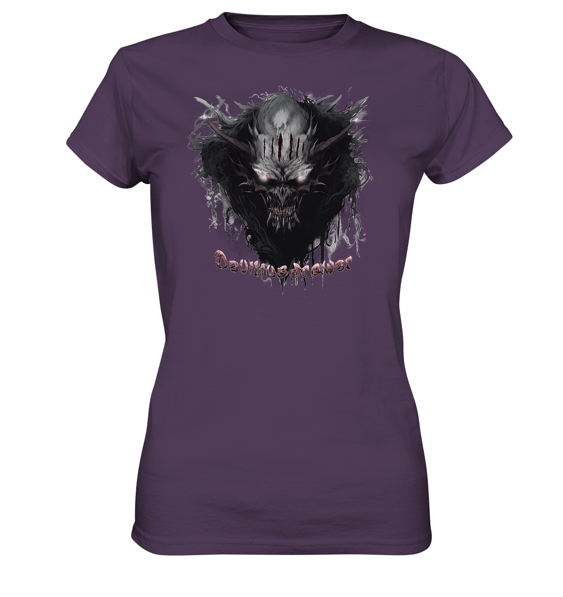 Deviliusdrawer Dark Smoke Demon - Ladies Premium Shirt