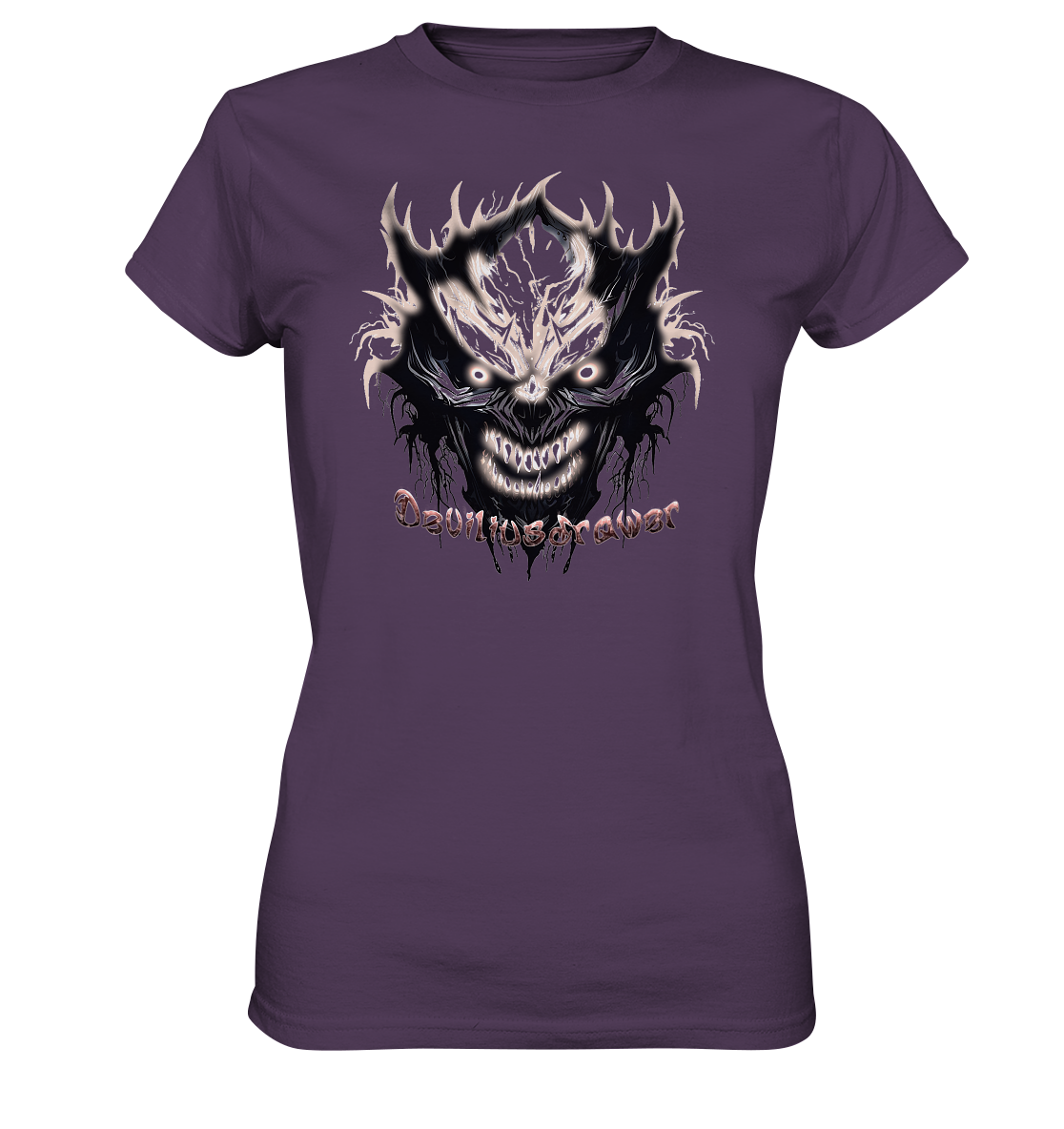 Deviliusdrawer Crazy Glow Devil - Ladies Premium Shirt