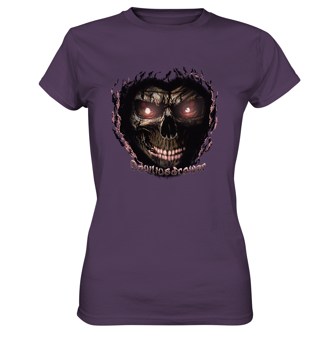 Deviliusdrawer Glow Skeleton - Ladies Premium Shirt
