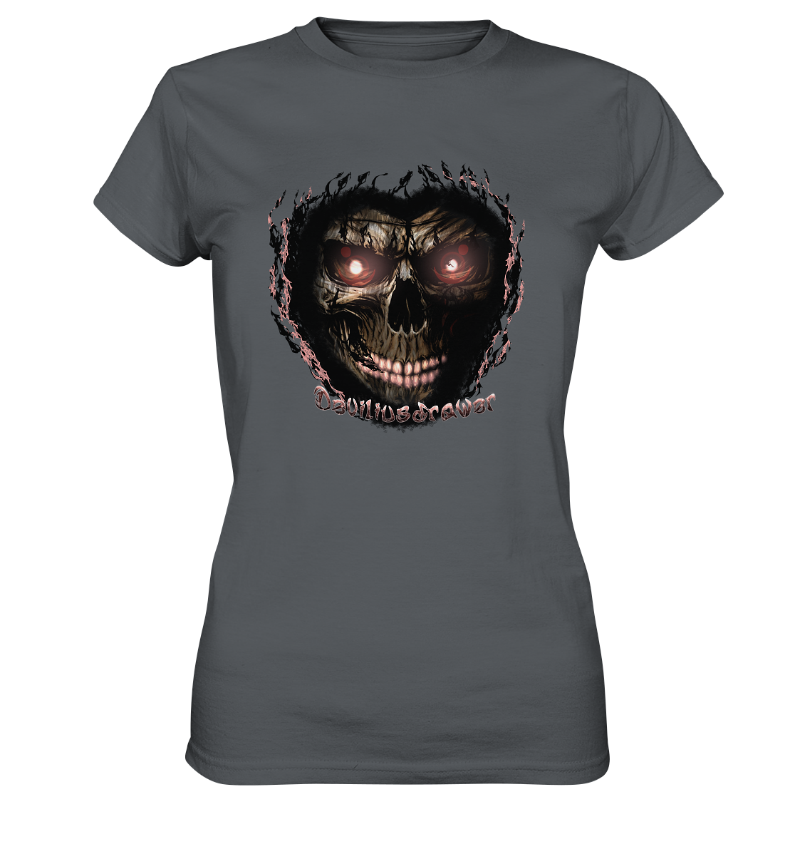 Deviliusdrawer Glow Skeleton - Ladies Premium Shirt