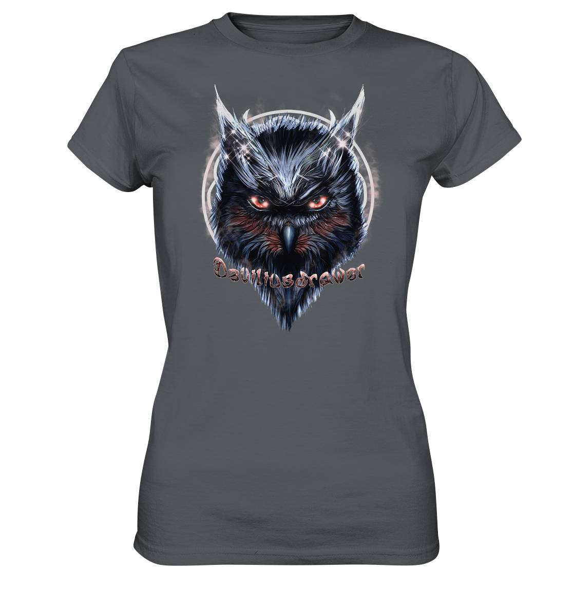 Deviliusdrawer Fire Owl - Ladies Premium Shirt
