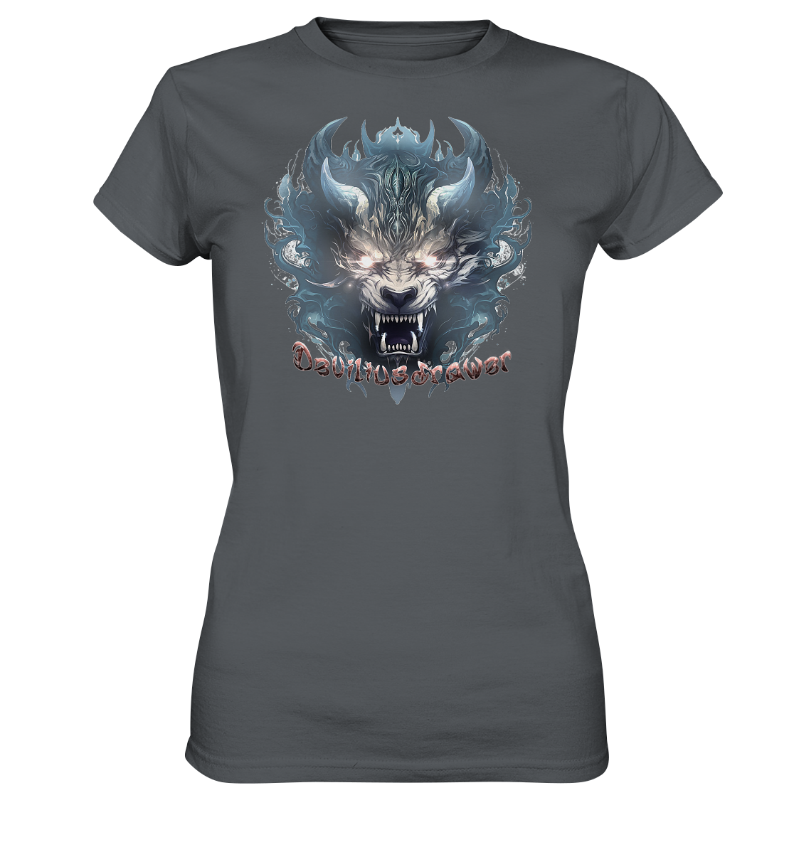 Deviliusdrawer Water Horn Tiger - Ladies Premium Shirt