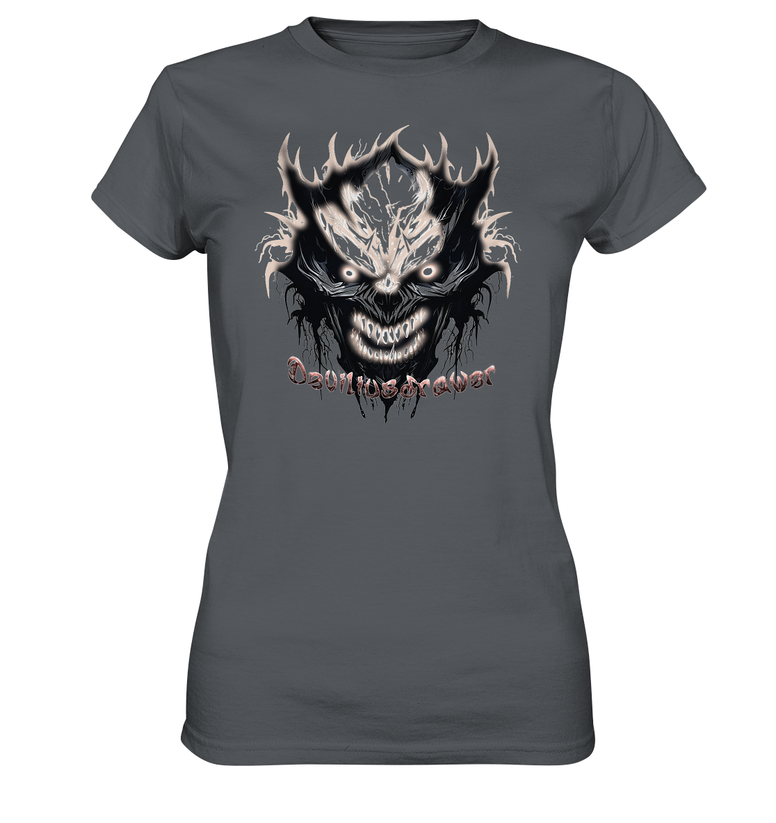 Deviliusdrawer Crazy Glow Devil - Ladies Premium Shirt