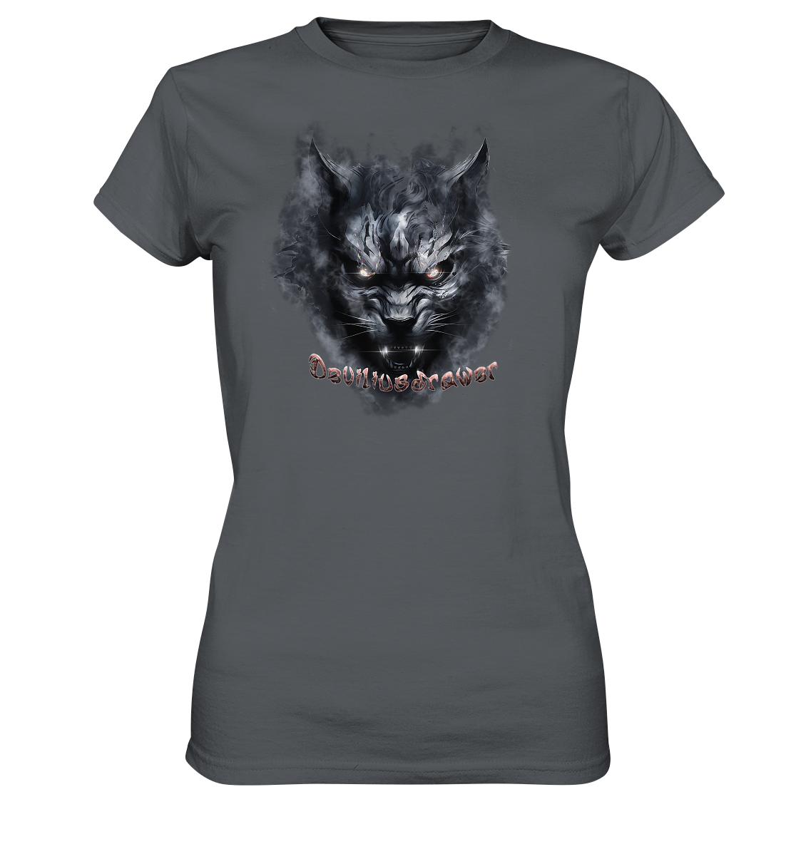 Deviliusdrawer Dark Beast Tiger  - Ladies Premium Shirt