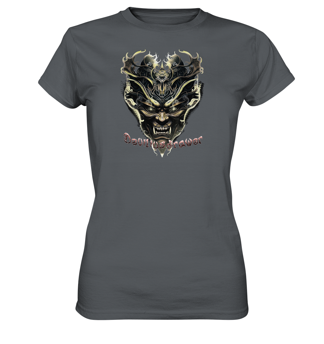Deviliusdrawer Golden Demon Vampire - Ladies Premium Shirt