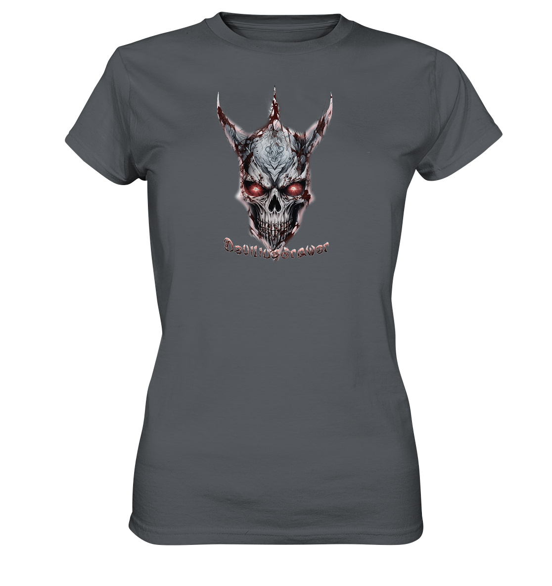 Deviliusdrawer Bloody Skeleton - Ladies Premium Shirt