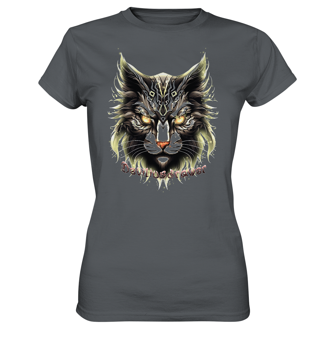Deviliusdrawer Golden Cat - Ladies Premium Shirt