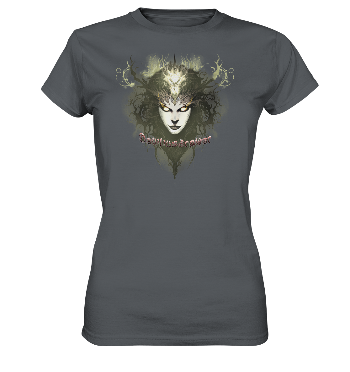 Deviliusdrawer Golden Demonica - Ladies Premium Shirt