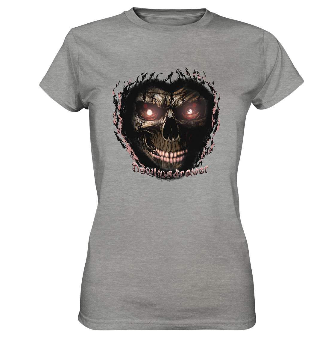 Deviliusdrawer Glow Skeleton - Ladies Premium Shirt