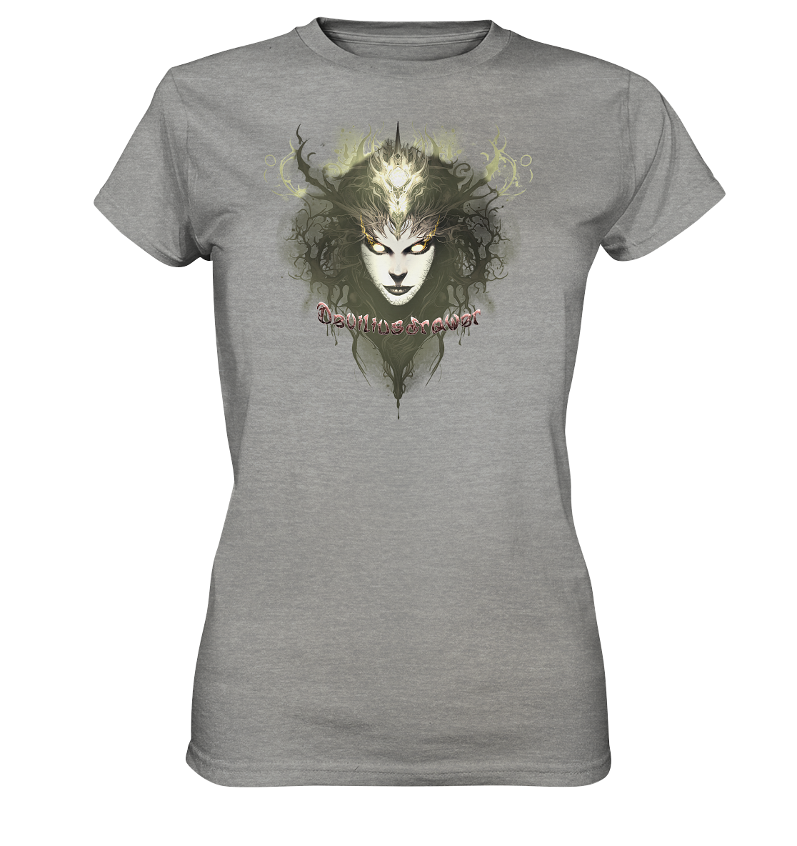 Deviliusdrawer Golden Demonica - Ladies Premium Shirt