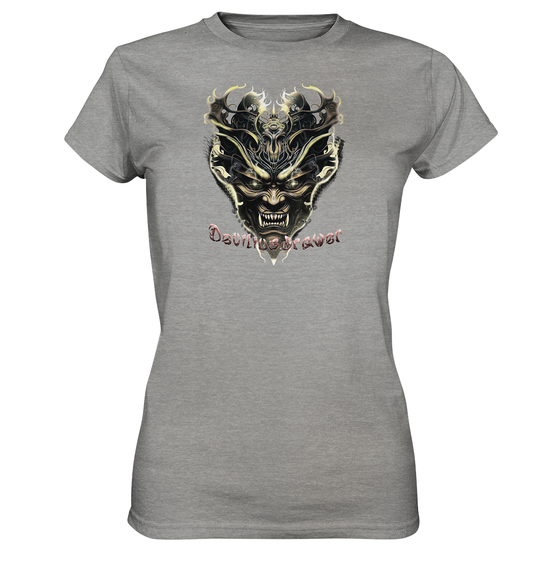 Deviliusdrawer Golden Demon Vampire - Ladies Premium Shirt