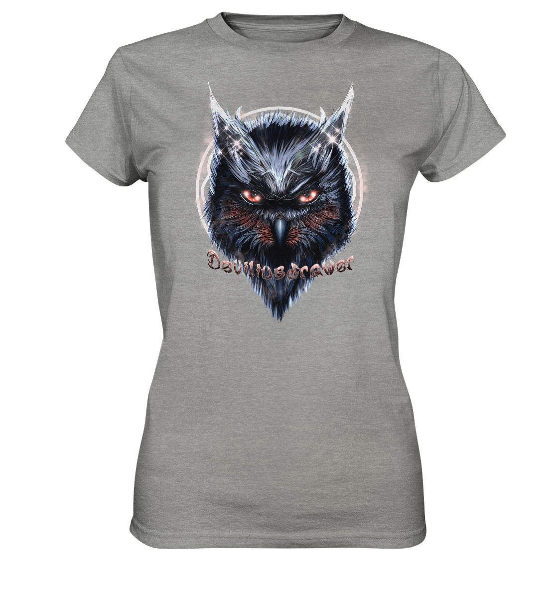 Deviliusdrawer Fire Owl - Ladies Premium Shirt
