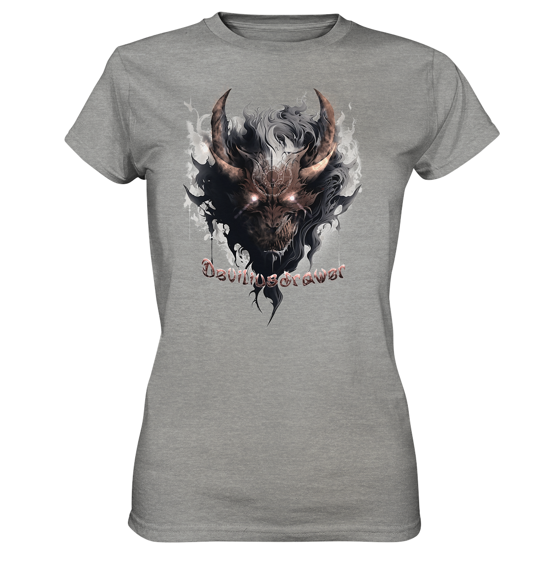 Deviliusdrawer Magic Redeyed Demon - Ladies Premium Shirt