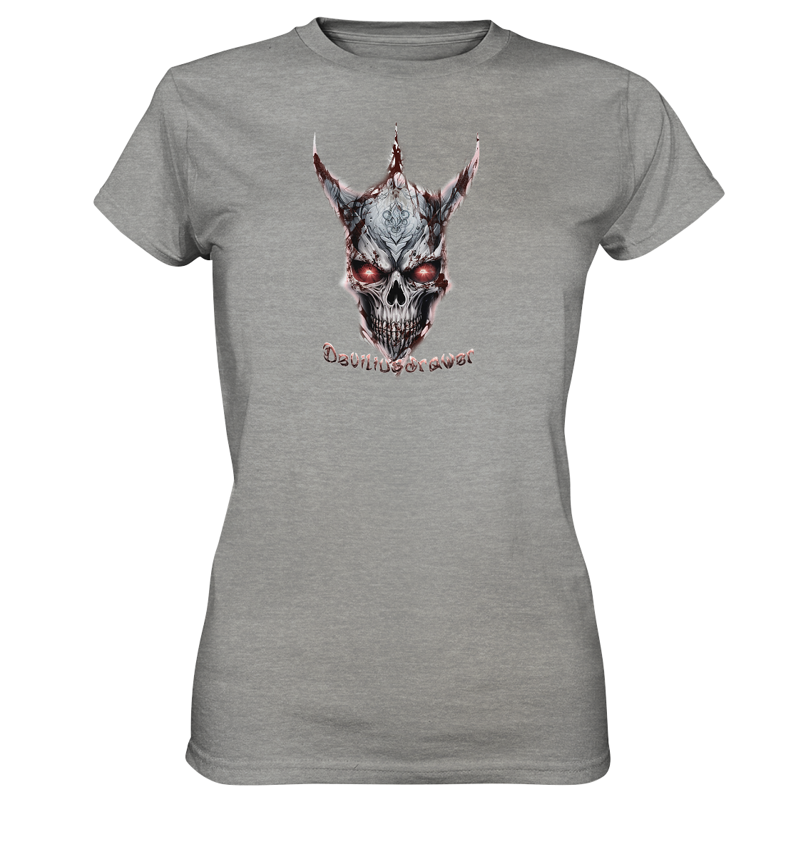 Deviliusdrawer Bloody Skeleton - Ladies Premium Shirt