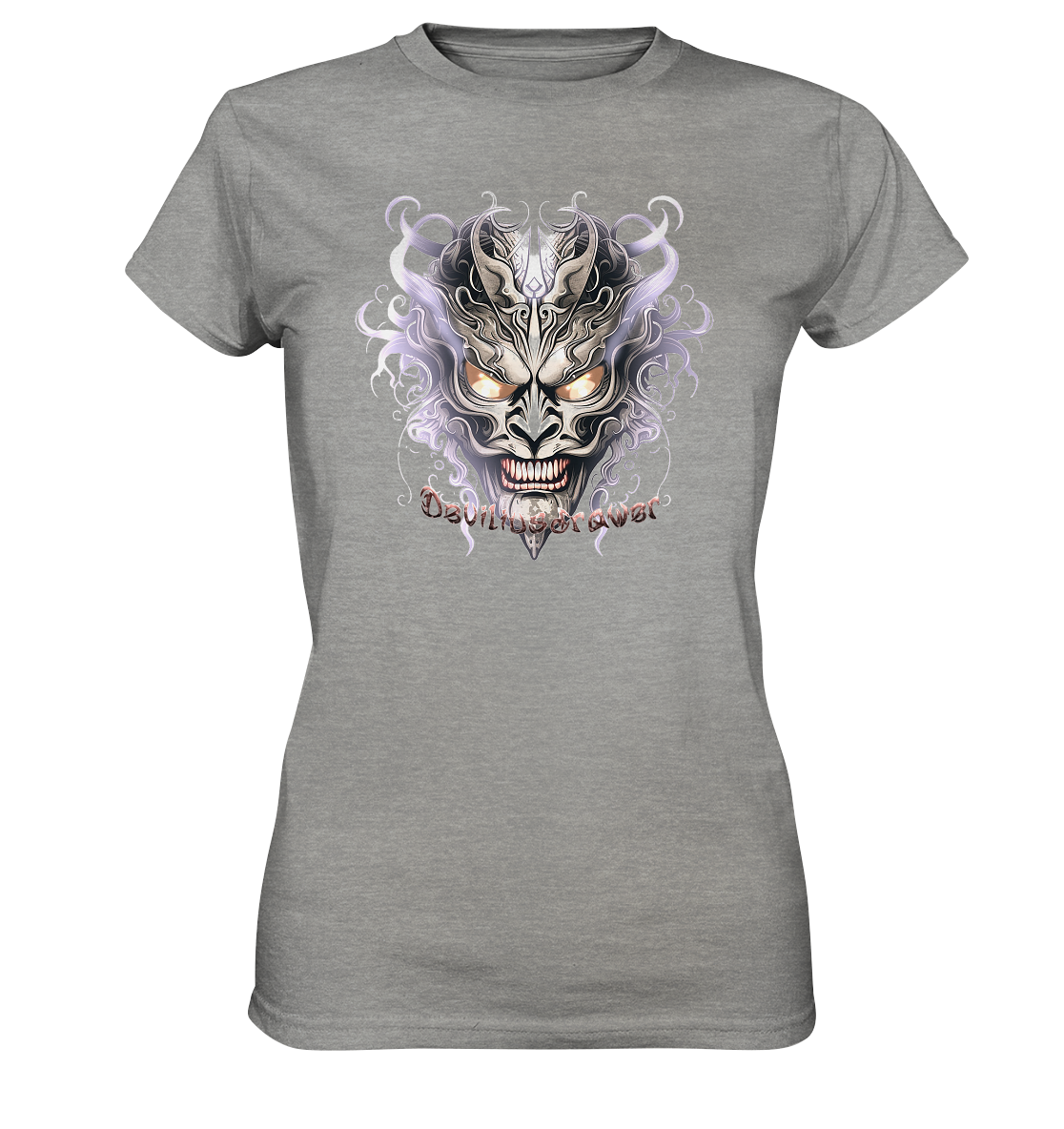 Deviliusdrawer Demon Mask Violet - Ladies Premium Shirt