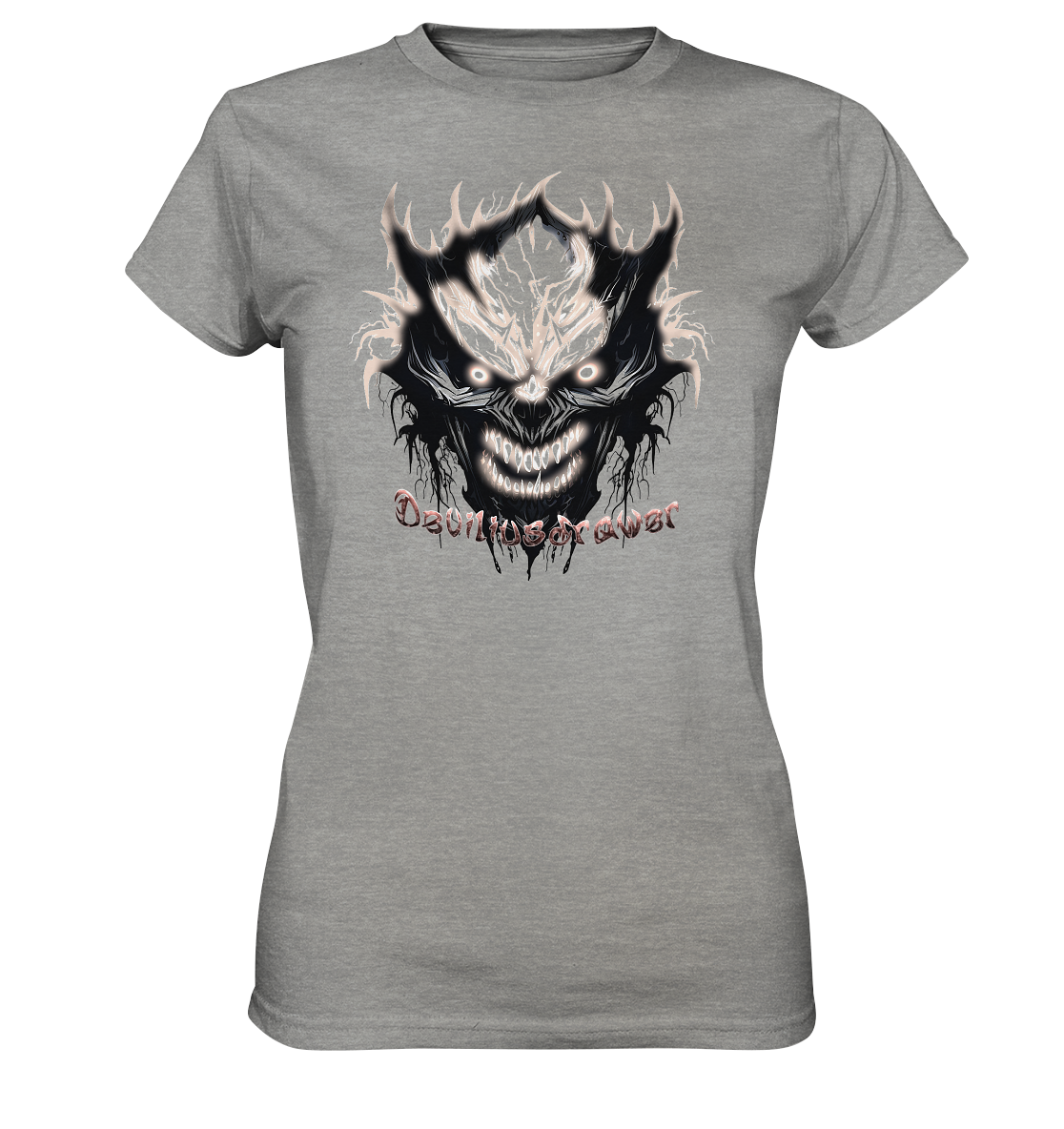Deviliusdrawer Crazy Glow Devil - Ladies Premium Shirt