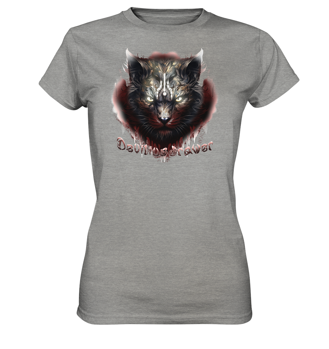 Deviliusdrawer Angry Badass - Ladies Premium Shirt