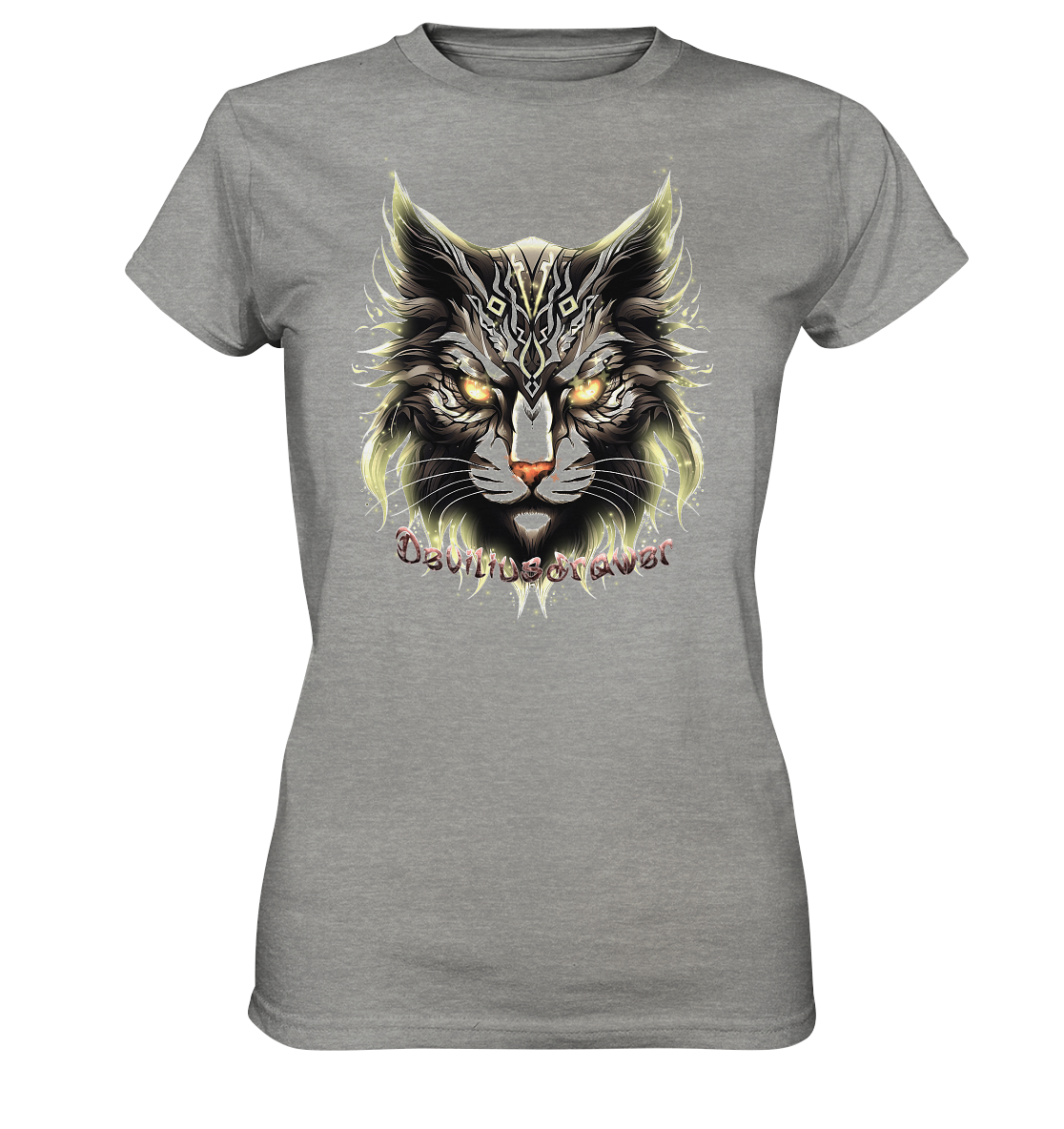 Deviliusdrawer Golden Cat - Ladies Premium Shirt