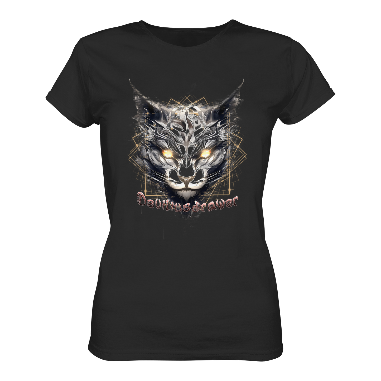 Couple Wear Magician Cat - Classic and Ladys Premium T-Shirt