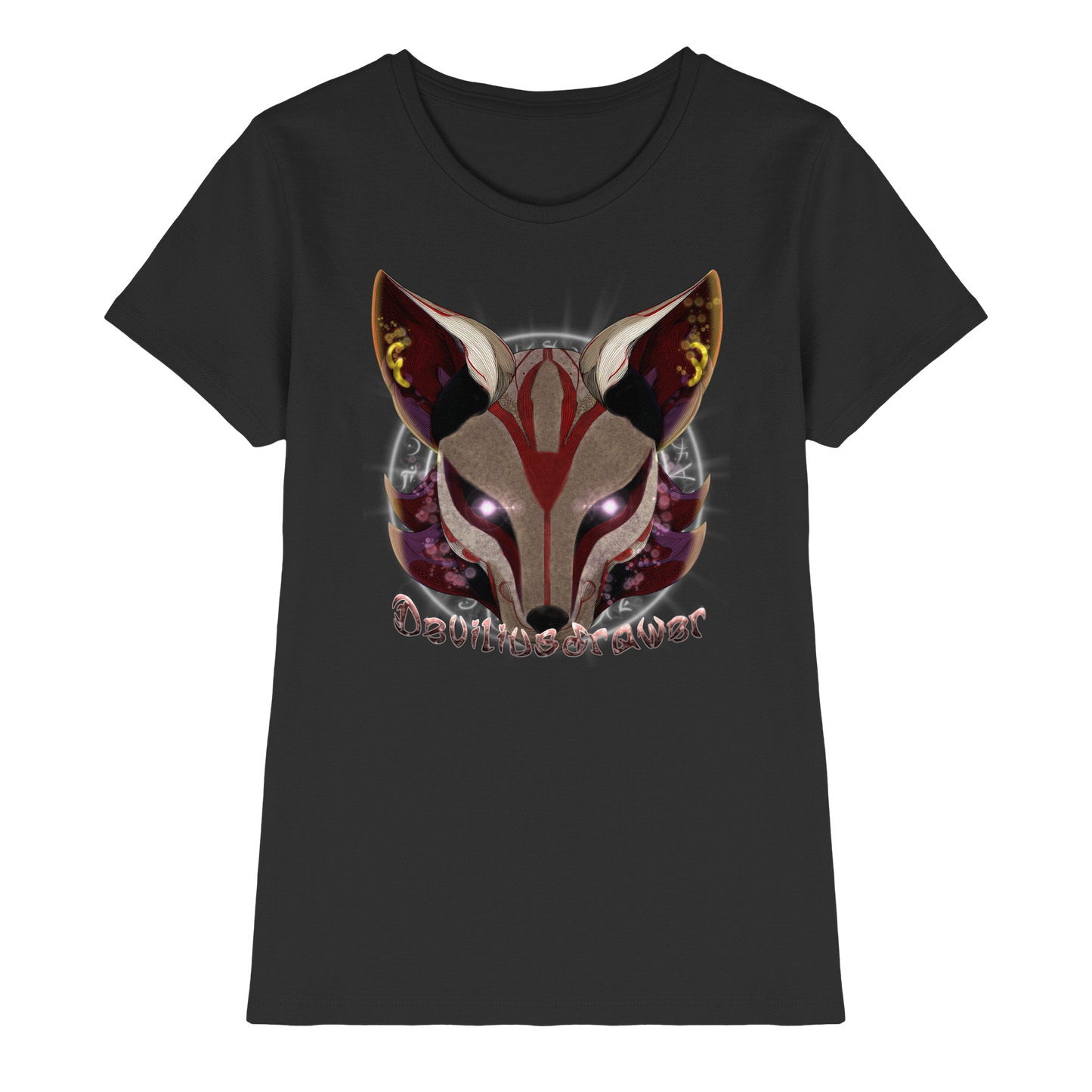 Deviliusdrawer Magic Kitsune - Ladies Premium Shirt